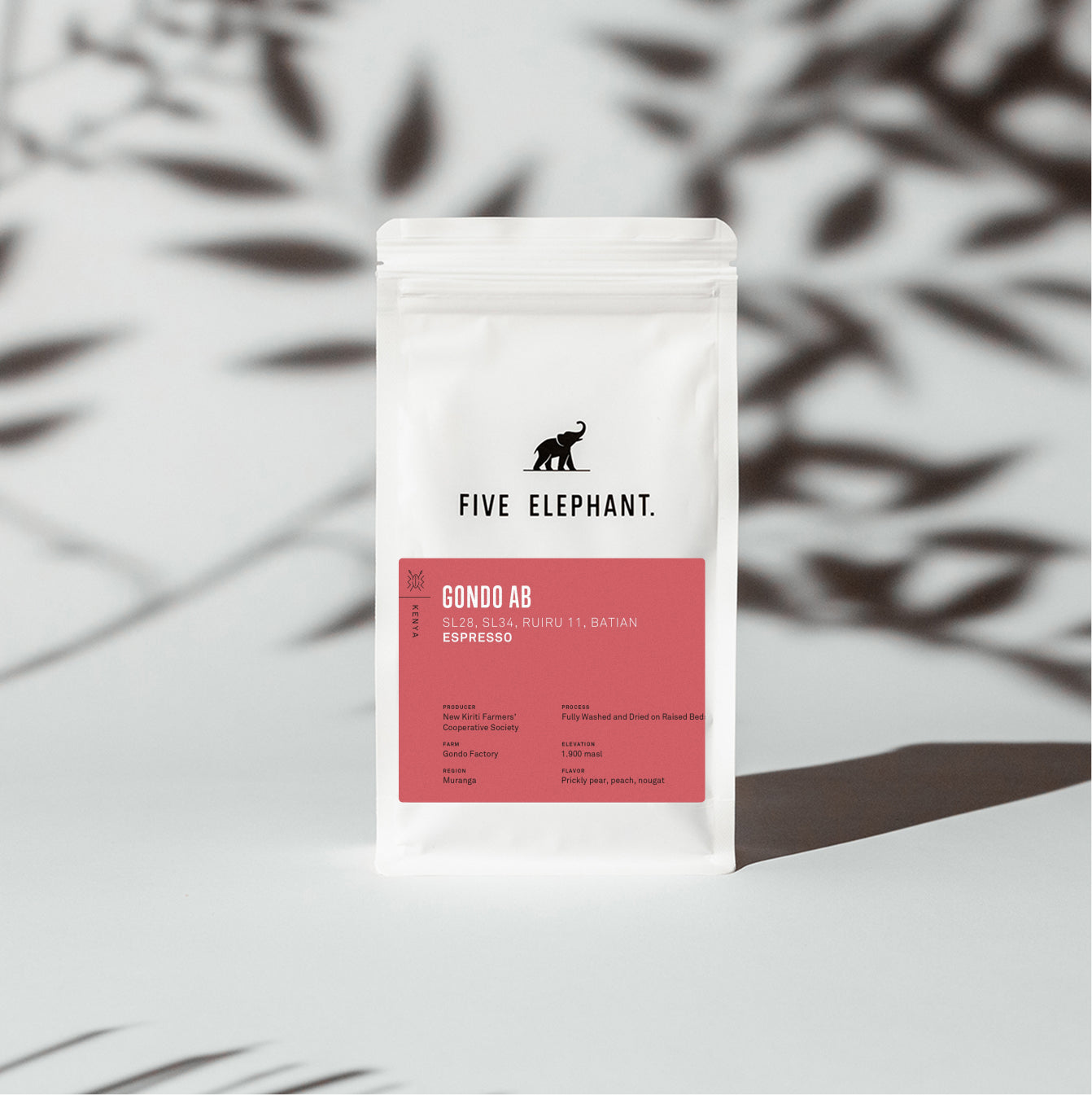 KENYA Gondo AB – Espresso — new release espresso roast specialty coffee, Five Elephant